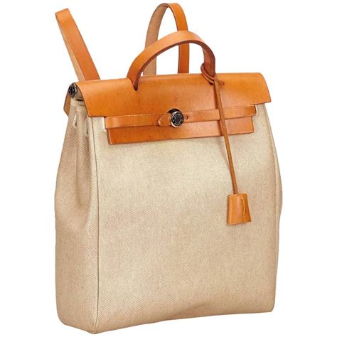 hermes so canvas bag|hermes canvas backpack.